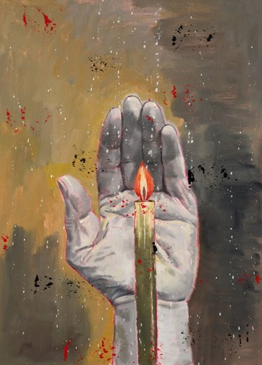 Painting, Nikzad Nodjoumi (Nicky), Remembering, 2025, 78109