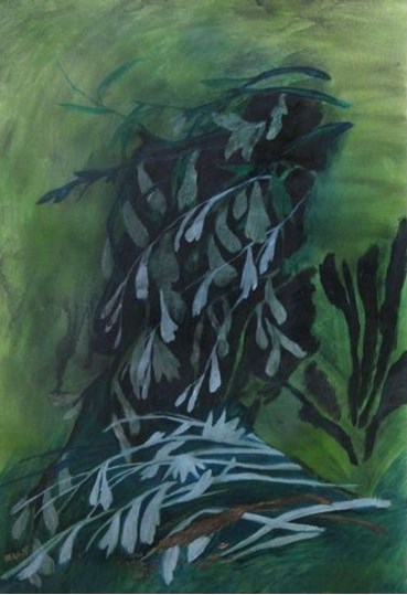 Painting, Mahsa Mohammadi, Funeral Flowers, 2016, 75057