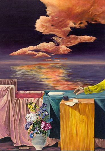 Painting, Shabnam Jahanshahi, Charlotte Corday's Dream, 2023, 71123