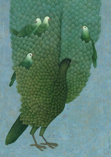 Painting, Maryam Lamei, Safe Wings, 2022, 78103