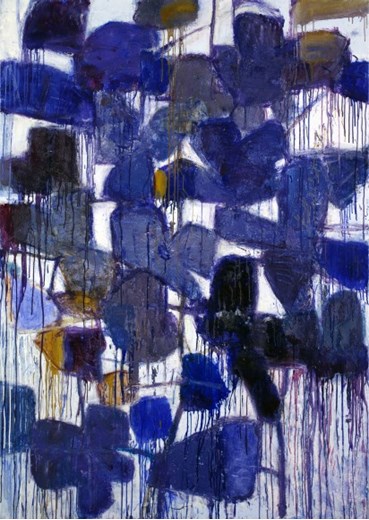 Reza Derakshani, Blue Rain Fig Night, 2025, 0