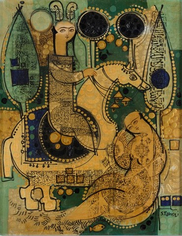 Painting, Sadegh Tabrizi, Untitled, 1970, 70459
