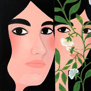 , Atieh Sohrabi, Behind the flowers, 2024, 75020