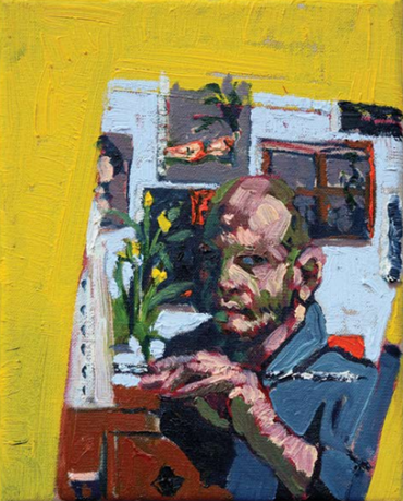 Painting, Dana Nehdaran, with Yellow Tulips, 2023, 73668