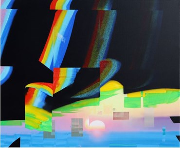 Painting, Hoda Kashiha, Last Screening of the Sunrise, 2024, 80320