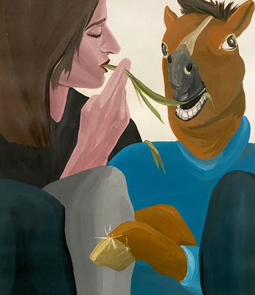 Painting, Niki FallahFar, Saint Sister, 2020, 61905