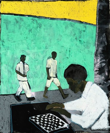 Painting, Makan Negahban, Chess board, 2025, 80302