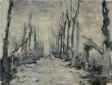 Painting, Amirhossein Zanjani, Foggy-Forest, , 2662