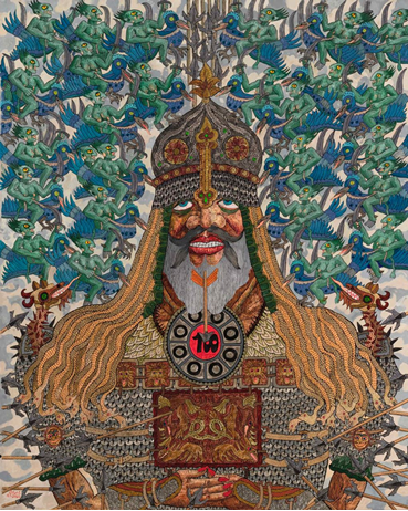 Painting, Ali Akbar Sadeghi, Zahak, 2022, 82778