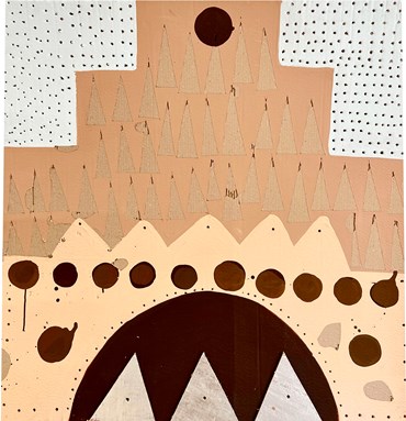 Mixed media, Shadi Yasrebi, Caramel Castle, 2023, 79635