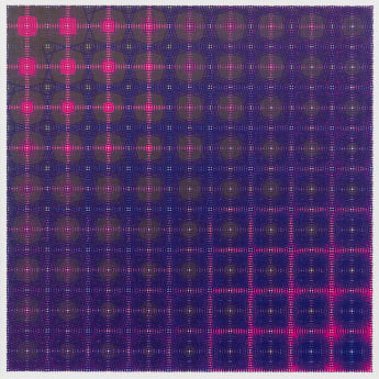 Nima Nabavi, Artwork 4 (Pink, Purple, Navy), 2025