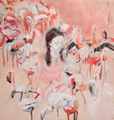 Painting, Pantea Rahmani, Becoming One, 2016, 77080