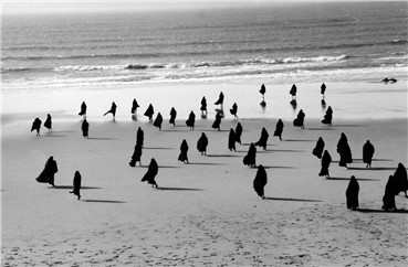 Photography, Shirin Neshat, As Yet Untitled (Women on Beach), 1999, 5878