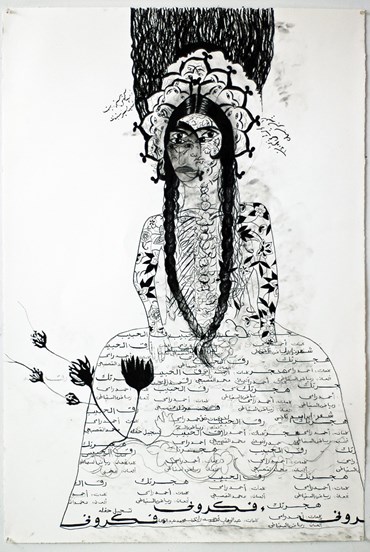 Drawing, Samira Abbassy, Unraveling, , 79810