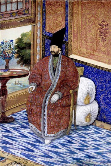 Works on paper, Abul Hasan Khan Ghaffari Kashani (Sani ol molk), Prince Ardashir Mirza, 1853, 14097