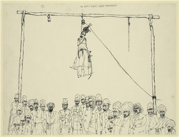 Works on paper, Ardeshir Mohassess, The King Is Always above the People, 1978, 14836