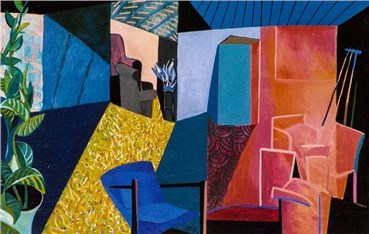 Painting, Mehrdad Mohebali, Indoor 3, 1996, 34640