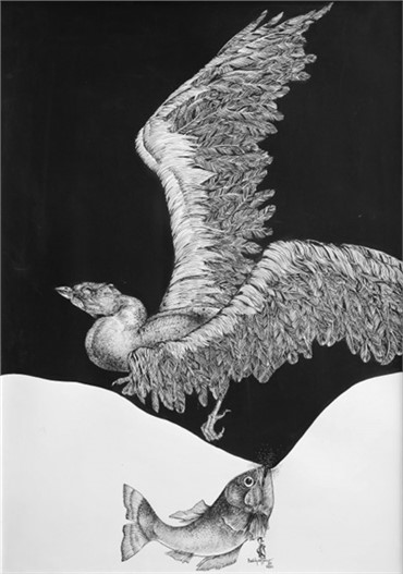 Works on paper, Jamal Bakhshpour, Untitled, 1984, 6852