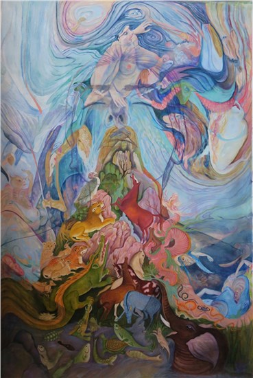Painting, Bahar Sabzevari, Chaotic dreams, 2020, 24337