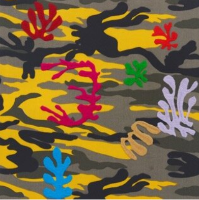 Farhad Ahrarnia, Desert Flower/ Desert Snow. After Matisse, 2022