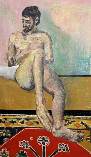 Painting, Sam Samiee, Muzammil, 2024, 77022