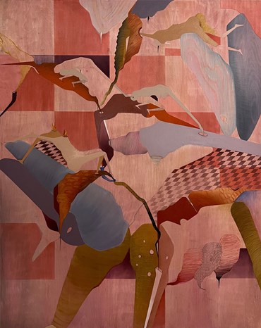 Painting, Maryam Hoseini, Flesh and Sun III, 2024, 76045