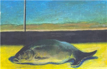 Painting, Mirmohamad Fatahi, Dead Fish, 2018, 34611