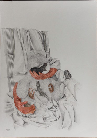 Painting, Parisa Abbasi, When Nightmares Happen, 2022, 74119