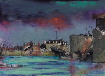 Painting, Amirhossein Zanjani, Sun Set, 2013, 2696