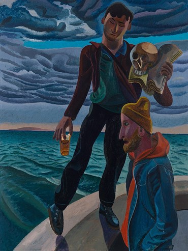 Painting, Morteza Khakshoor, Salvation, 2024, 76779