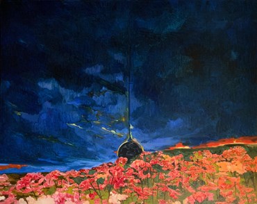 Painting, Nevisa Sayadian, Eternal Dream: Reincarnation, 2024, 78901