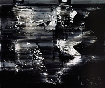 Painting, Reza Derakshani, Black Water, 2017, 8651