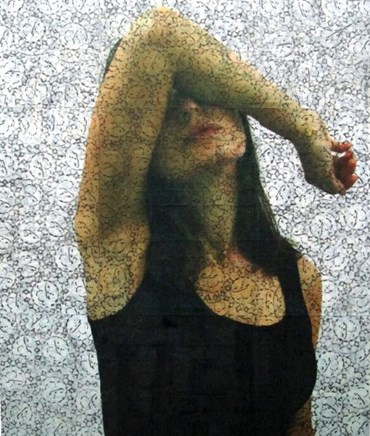 Mixed media, Sepideh Salehi, Mohr Portrait, 2016, 77395