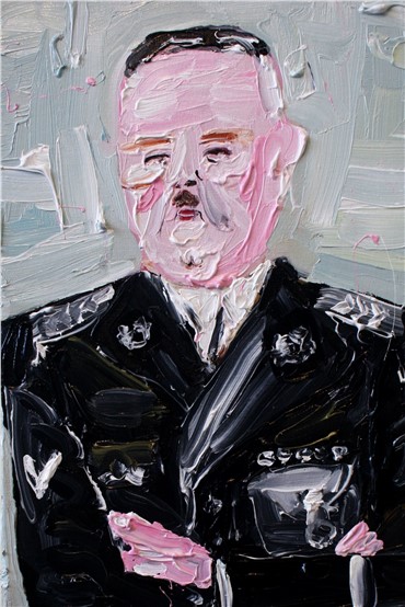 Painting, Amir Khojasteh, Heinrich Himmler, 2017, 3772