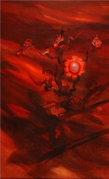 Painting, Iran Darroudi, Escape, 1975, 7308