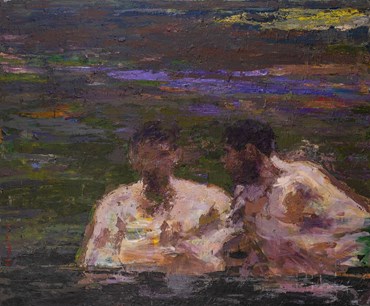 Painting, Ali Zakeri, Walking Through the Darkness 02, 2022, 76897