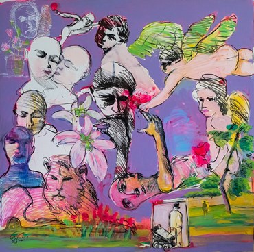 Painting, Shahram Karimi, Angel, 2023, 80567