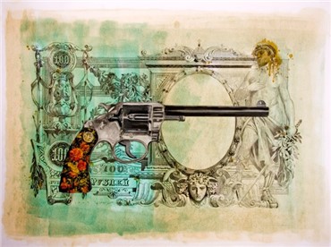 Works on paper, Ladan Broujerdi, The Good, the Bad and the Ugly, 2010, 1947