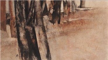 Works on paper, Sohrab Sepehri, Trees, 1970, 7590