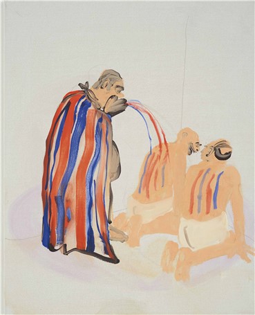 Painting, Tala Madani, Man In Cape, 2008, 18345
