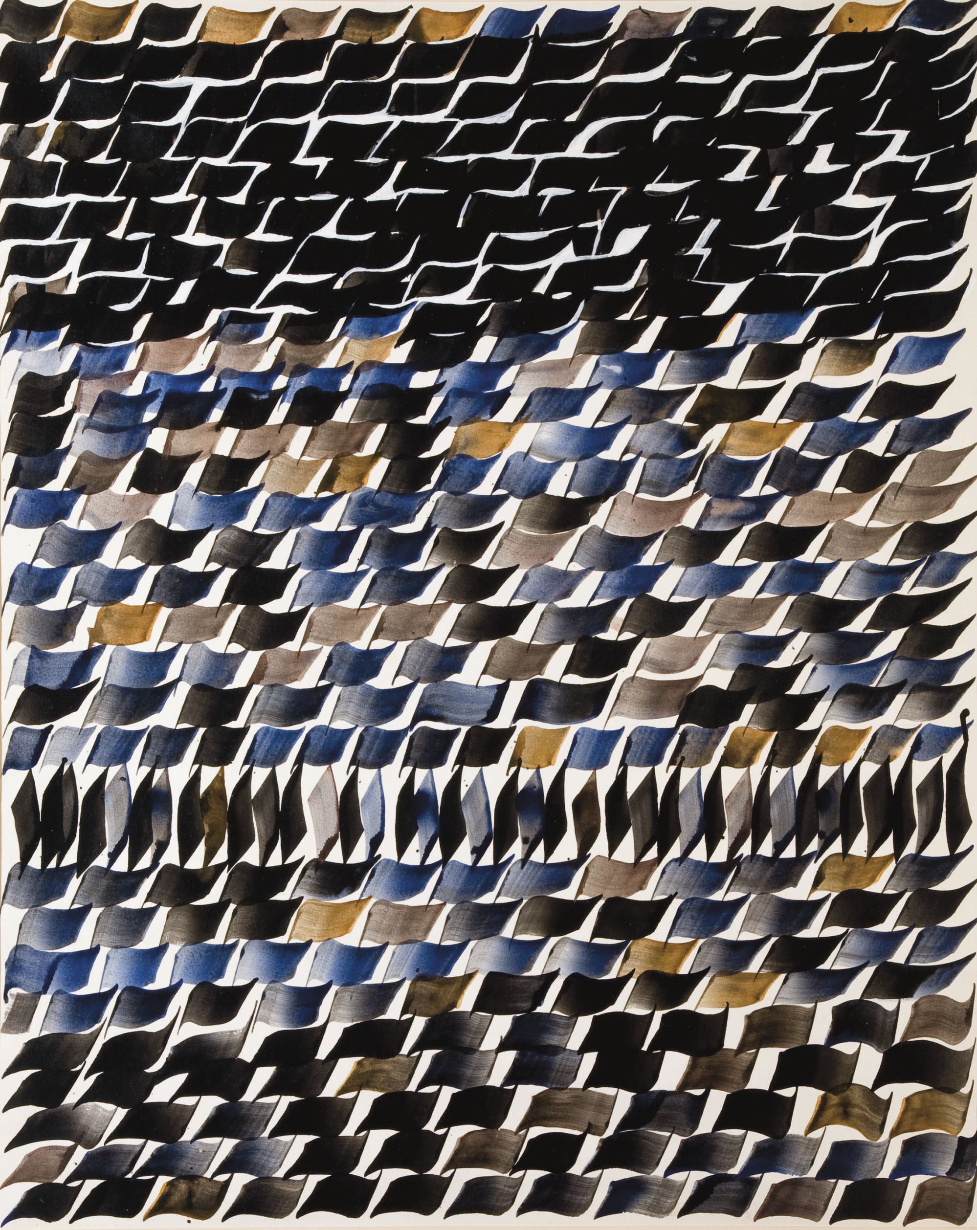 Charles Hossein Zenderoudi, Untitled, 1970