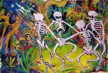 Painting, Afra Farahnak, The Skeleton Dance, 2026, 83928