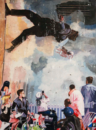 Painting, Nikzad Nodjoumi (Nicky), Check Your Impulse, 2017, 81564