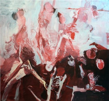 Painting, Dariush Hosseini, Shore, 2012, 1453