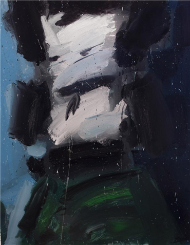 Painting, Amir Khojasteh, Sad Fighter #5, 2020, 25109
