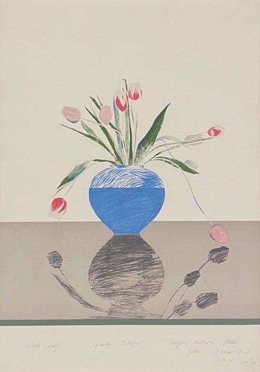 , David Hockney, Pretty Tulips, 1970, 77045
