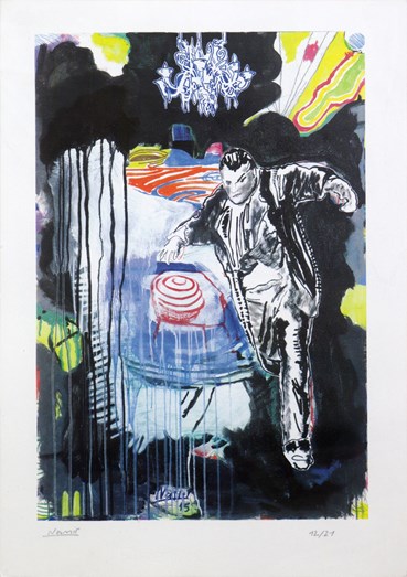 Printmaking, Ali Nassir, Untitled, 2018, 80116