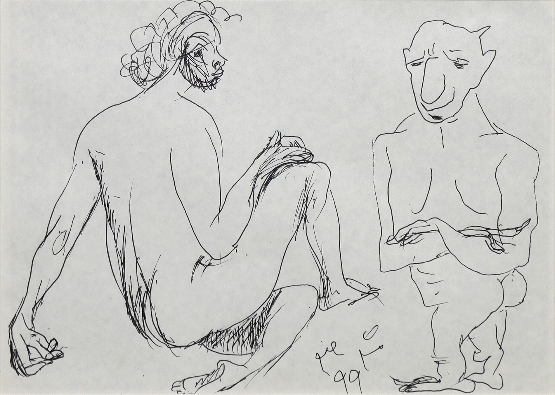 Manouchehr Safarzadeh, Untitled, 2020