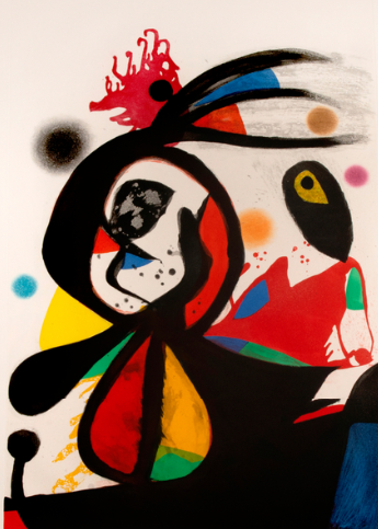 , Joan Miro, L'Aigrette Rouge, 1976, 81122