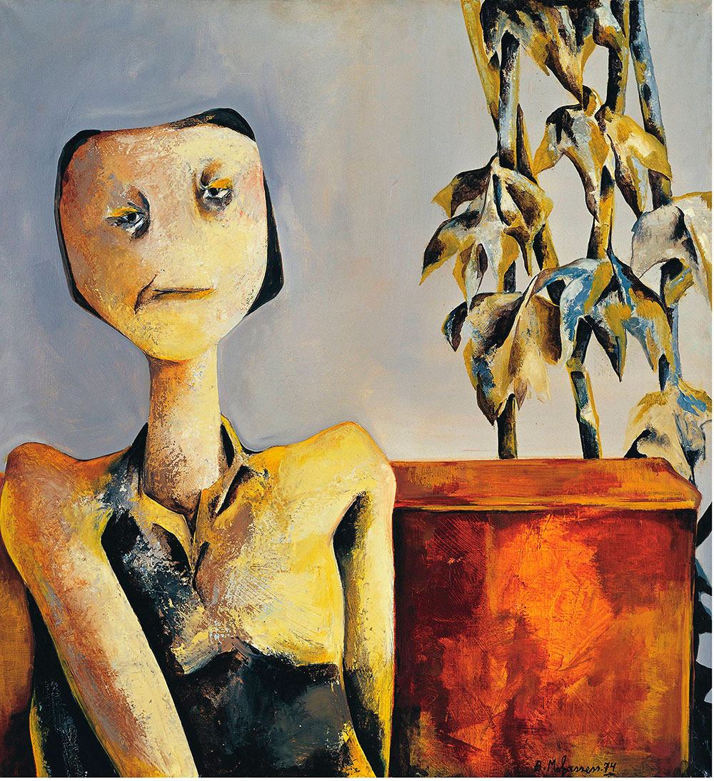 Bahman Mohassess, Painter's Mother, 1974